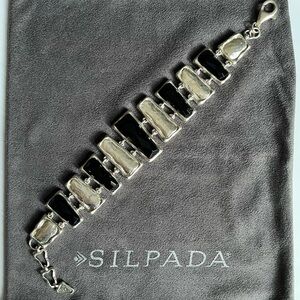 SILPADA BLACK TIE Link Bracelet B2902